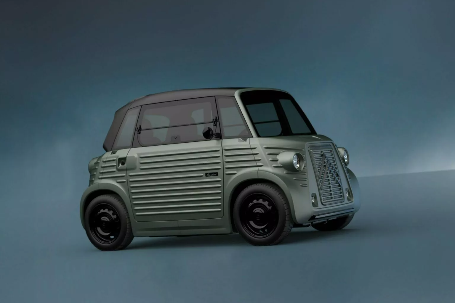 Peinture rétro de la Citroën Ami. Peinture rétro de la Citroën Ami.