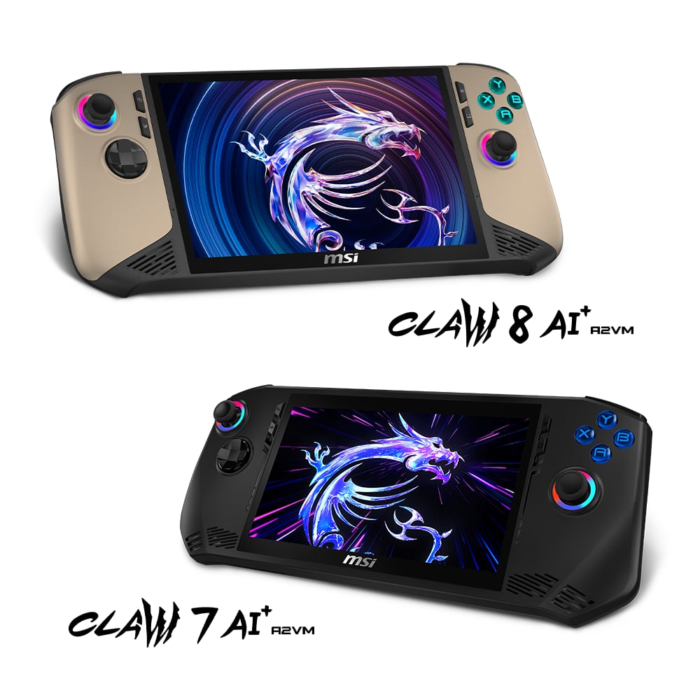 Consoles Claw 7 AI+ et Claw 8 AI+. Consoles Claw 7 AI+ et Claw 8 AI+.