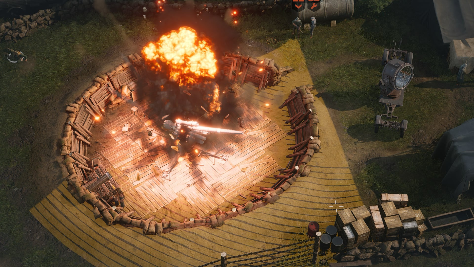 Une scène du jeu Commandos : Origins Une scène du jeu Commandos : Origins