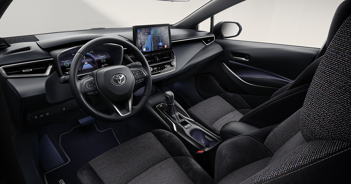 Intérieur de la Toyota Corolla 2025