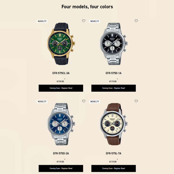 Montre Casio Edifice EFR-575 Montre Casio Edifice EFR-575