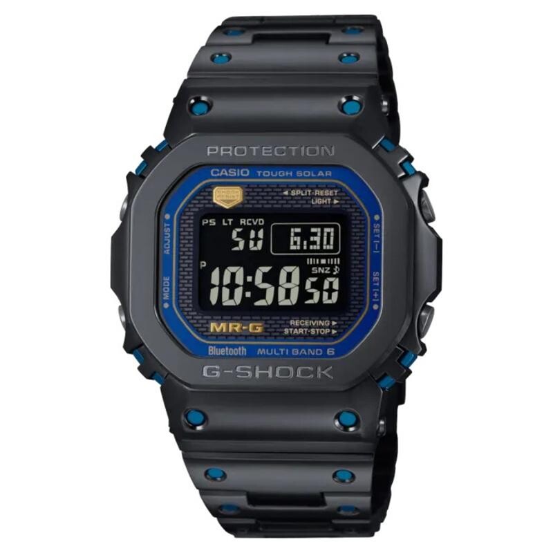 Détails du design de la montre Casio MRG-B5000BA-1JR