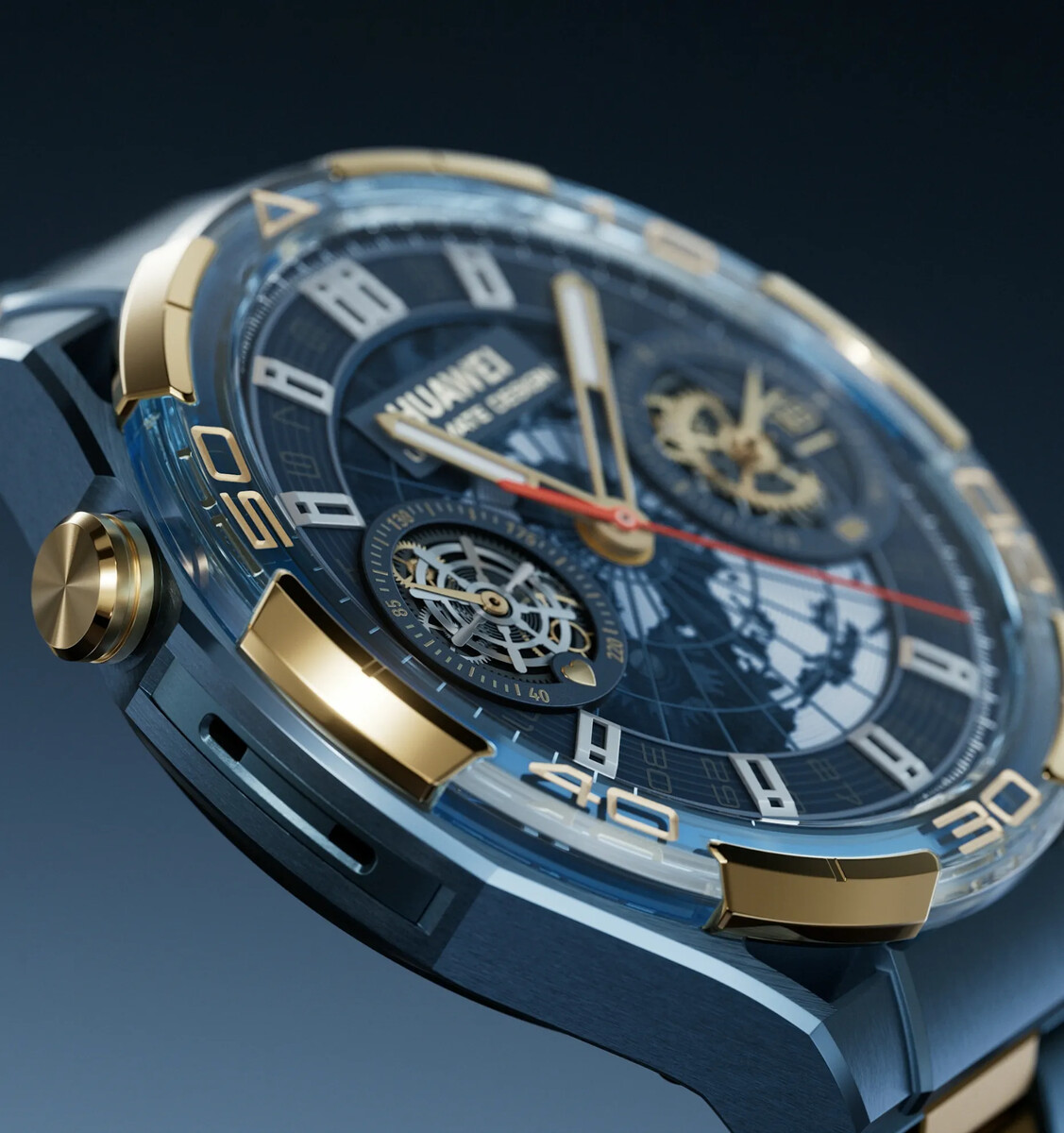 Huawei Watch Ultimate Design Master Sapphire Gold - AMOLED дисплей Huawei Watch Ultimate Design Master Sapphire Gold - AMOLED дисплей