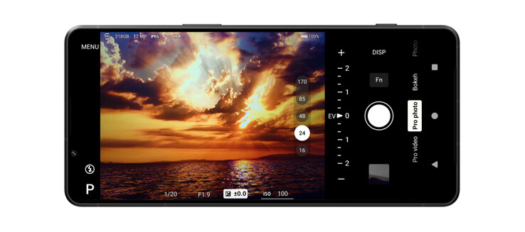 L'interface Sony Xperia 1 VII. Illustration : Sony