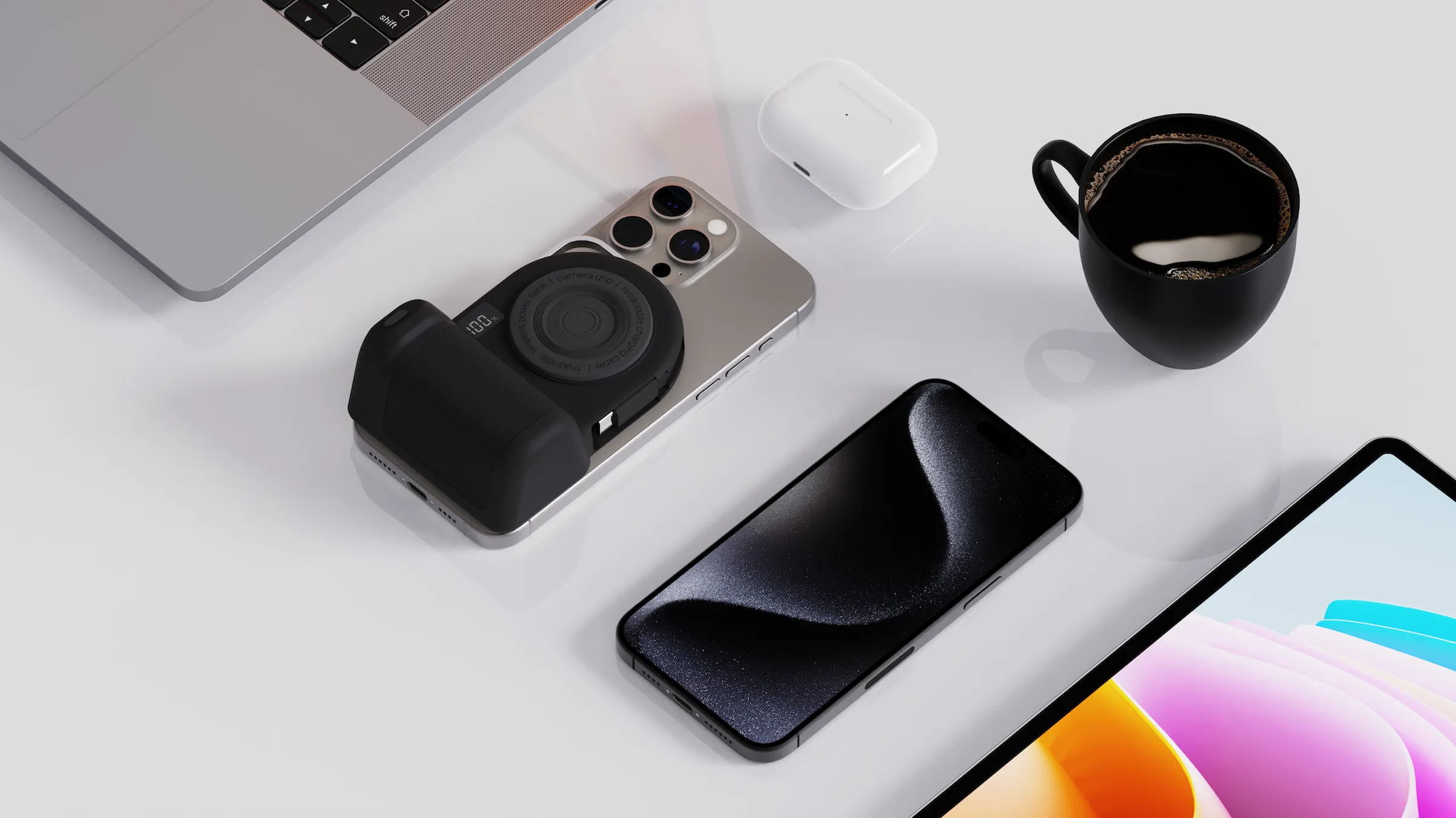 Belkin Stage PowerGrip noir couleur 2 Belkin Stage PowerGrip noir couleur 2