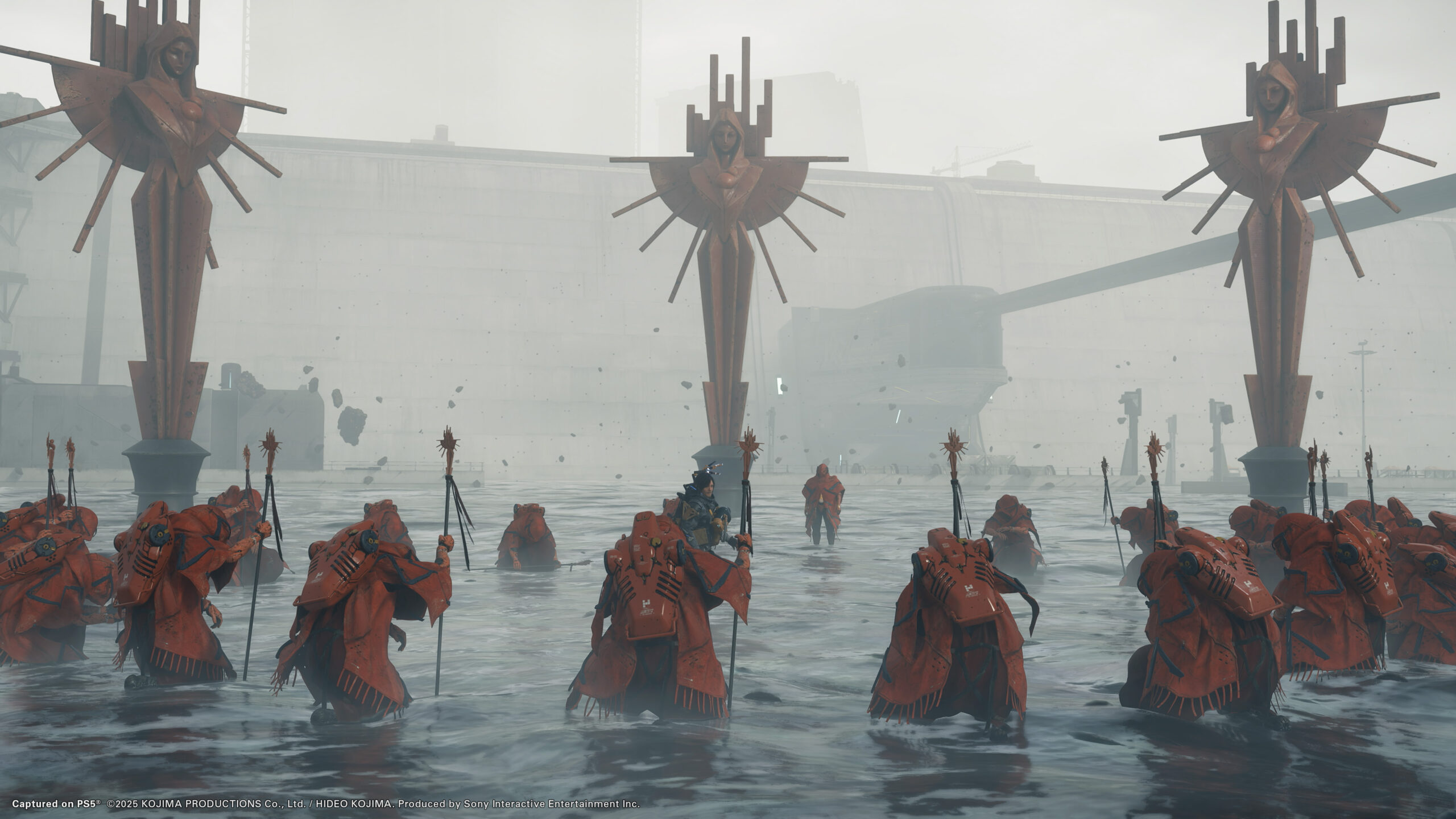 Une scène de Death Stranding 2 : On the Beach Une scène de Death Stranding 2 : On the Beach