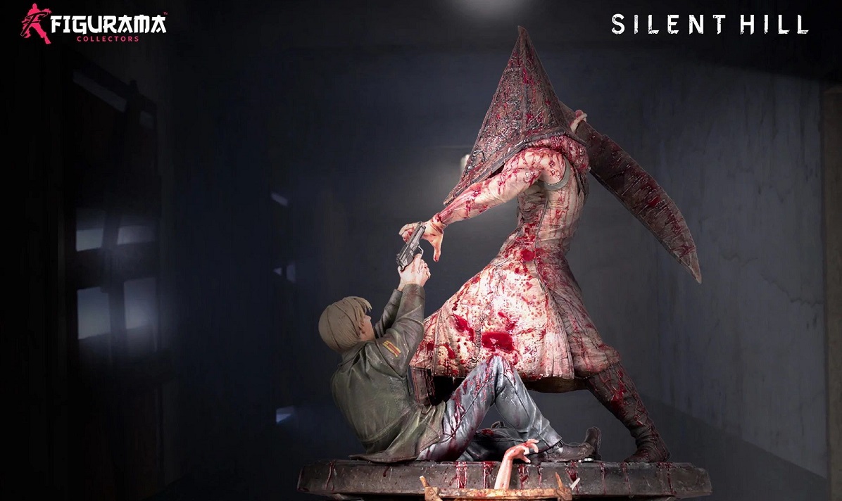 Fans de Silent Hill 2 : Seuls 600 fans chanceux pourront posséder un objet de collection géant à l'effigie du protagoniste du jeu et de Pyramid Head. Fans de Silent Hill 2 : Seuls 600 fans chanceux pourront posséder un objet de collection géant à l'effigie du protagoniste du jeu et de Pyramid Head.