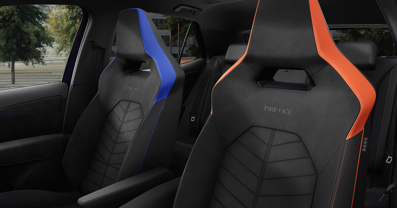 Vue arrière de l'ID.3 GTX FIRE+ICE