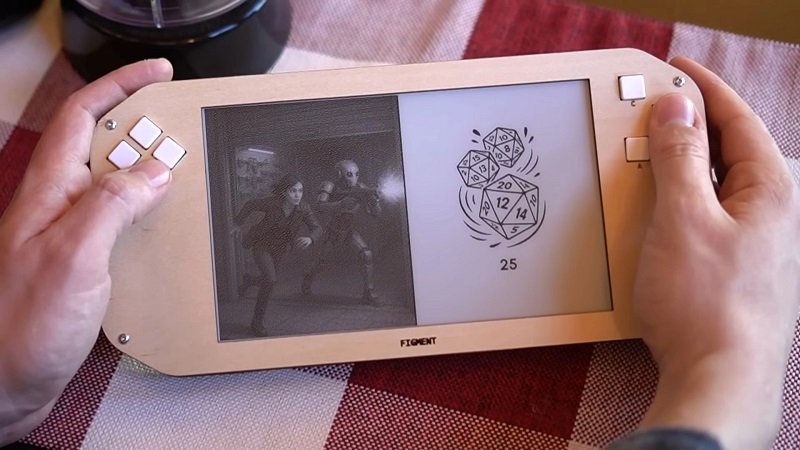 Figment - une console de jeux portable avec écran E Ink Figment - une console de jeux portable avec écran E Ink