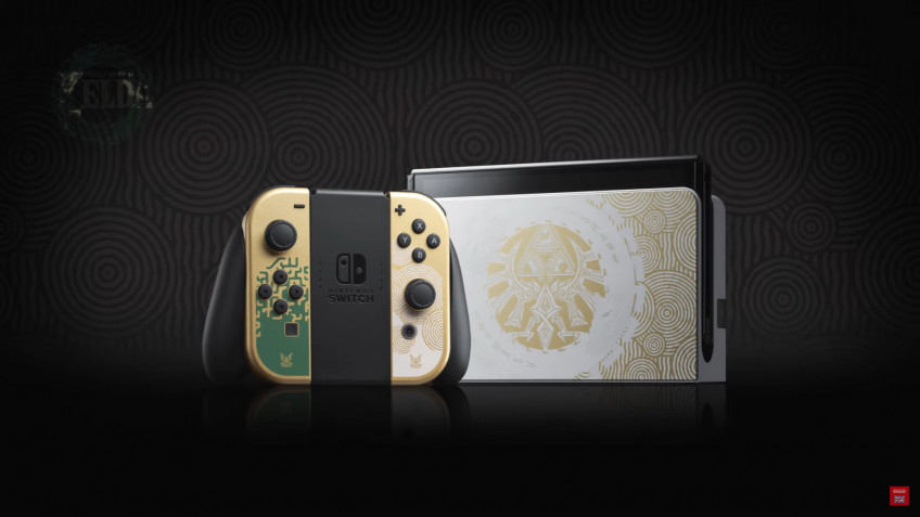 Nintendo a dévoilé une édition limitée de la console Switch OLED, dont le style s'inspire de The Legend of Zelda : Tears of the Kingdom-6 Nintendo a dévoilé une édition limitée de la console Switch OLED, dont le style s'inspire de The Legend of Zelda : Tears of the Kingdom-6