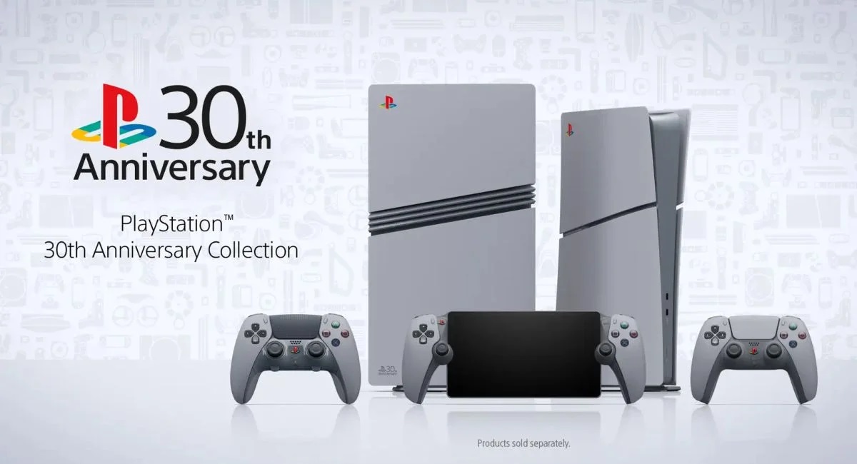 Sony célèbre l'anniversaire de la PlayStation en lançant une série limitée de consoles et d'accessoires au design unique. Sony célèbre l'anniversaire de la PlayStation en lançant une série limitée de consoles et d'accessoires au design unique.