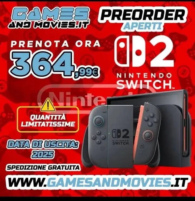Affiche promotionnelle de la Nintendo Switch 2 Affiche promotionnelle de la Nintendo Switch 2