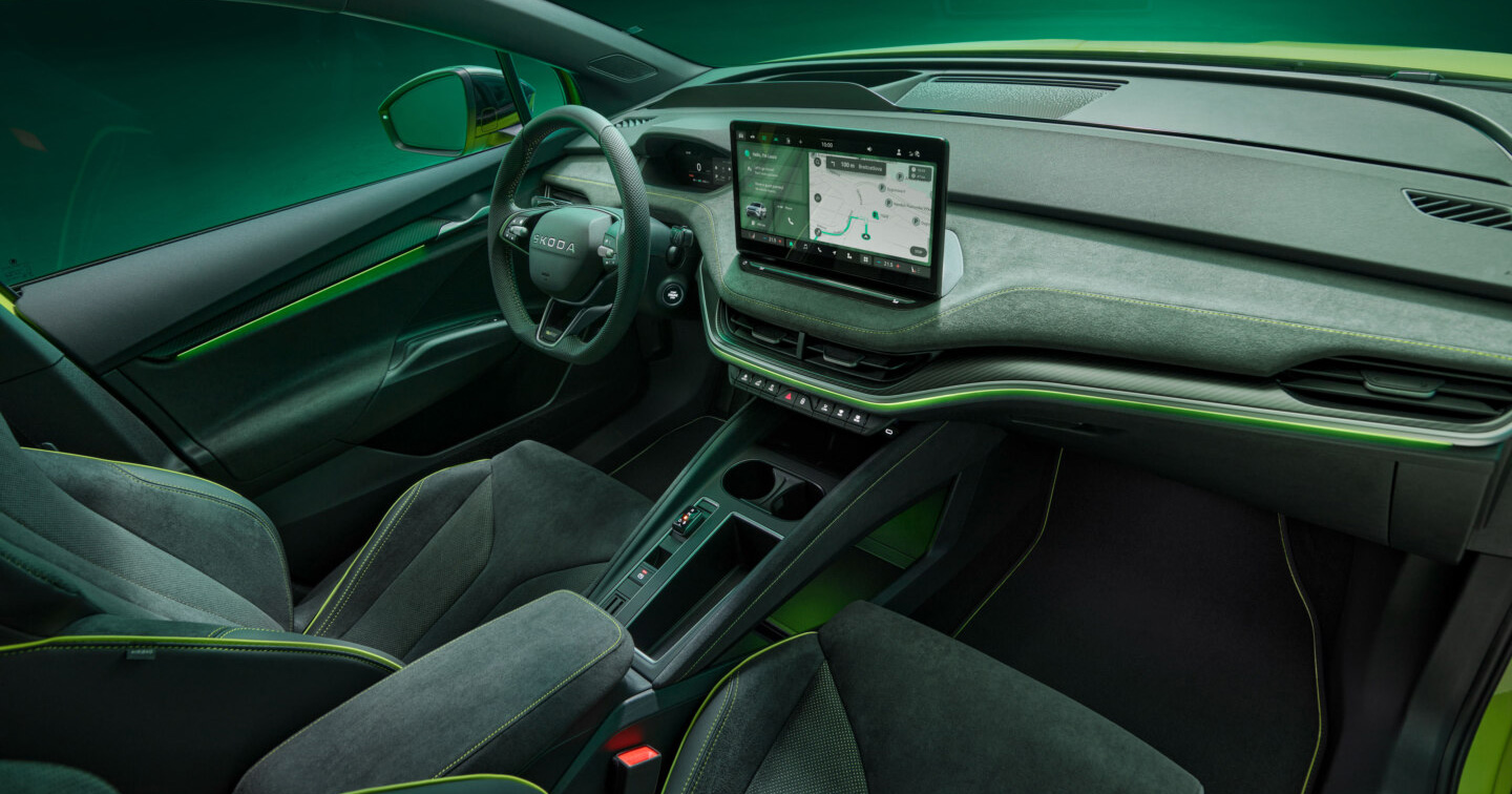 Intérieur du Skoda Elroq RS Intérieur du Skoda Elroq RS