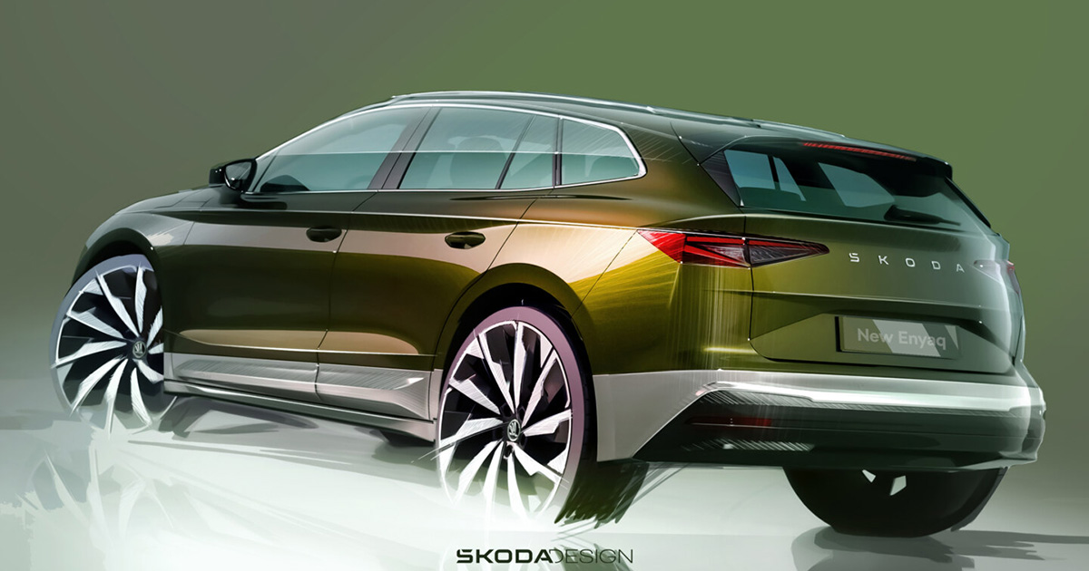 Esquisse de la nouvelle Škoda Enyaq Esquisse de la nouvelle Škoda Enyaq