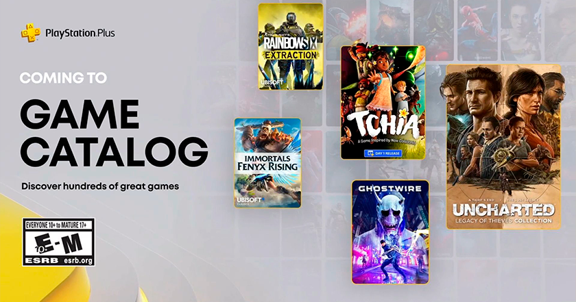 PlayStation ajoutera de nouveaux jeux aux bibliothèques Extra et Deluxe en mars : Tchia, Ghostwire Tokyo, Uncharted Legacy of Thieves Collection, et d'autres encore. PlayStation ajoutera de nouveaux jeux aux bibliothèques Extra et Deluxe en mars : Tchia, Ghostwire Tokyo, Uncharted Legacy of Thieves Collection, et d'autres encore.