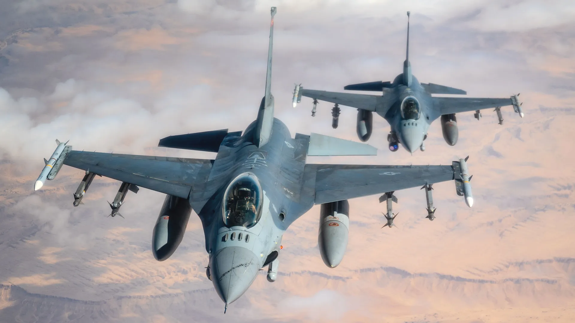 Image illustrant l'avion F-16