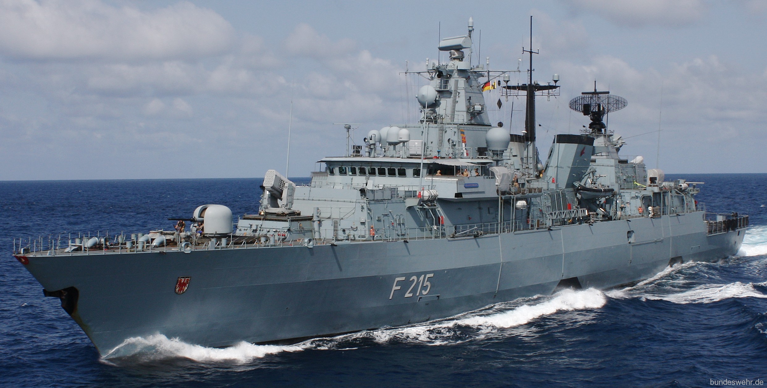 Les frégates allemandes de la classe Brandenburg recevront des missiles antinavires RBS-15 Mk.3