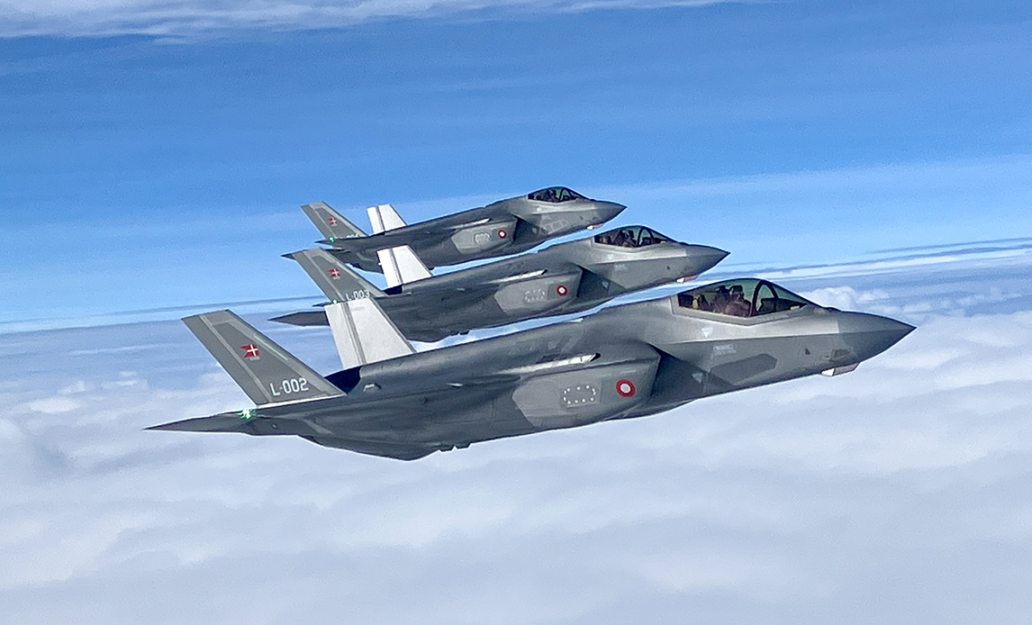 F-35A. Illustration : Ministère danois de la Défense F-35A. Illustration : Ministère danois de la Défense