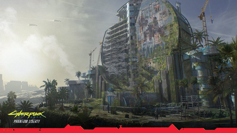 Un rêve enfoui sous une couche de poussière : Les développeurs de Cyberpunk 2077 ont dévoilé de nouvelles illustrations atmosphériques pour l'extension Phantom Liberty.-2 Un rêve enfoui sous une couche de poussière : Les développeurs de Cyberpunk 2077 ont dévoilé de nouvelles illustrations atmosphériques pour l'extension Phantom Liberty.-2