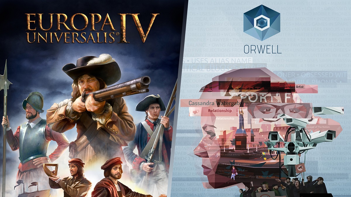 La distribution hebdomadaire de jeux gratuits a commencé dans EGS. Cette fois-ci, le grand jeu de stratégie Europa Universalis IV et la dystopie insolite Orwell sont offerts à tous : Keeping an Eye on You La distribution hebdomadaire de jeux gratuits a commencé dans EGS. Cette fois-ci, le grand jeu de stratégie Europa Universalis IV et la dystopie insolite Orwell sont offerts à tous : Keeping an Eye on You