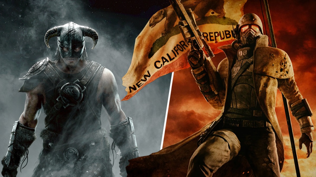Les développeurs de Fallout : New Vegas voulaient créer un spin-off de The Elder Scrolls, mais Bethesda a ignoré l'offre d'Obsidian Entertainment. Les développeurs de Fallout : New Vegas voulaient créer un spin-off de The Elder Scrolls, mais Bethesda a ignoré l'offre d'Obsidian Entertainment.