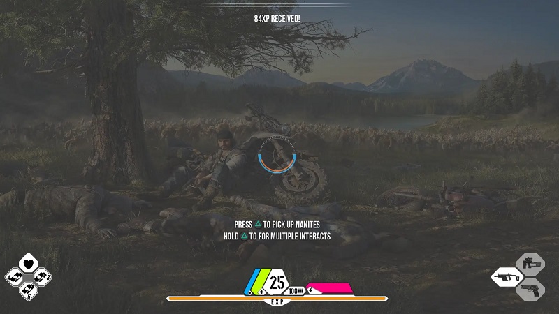 Capture d'écran de l'interface du jeu non annoncé de Bend Studio Capture d'écran de l'interface du jeu non annoncé de Bend Studio
