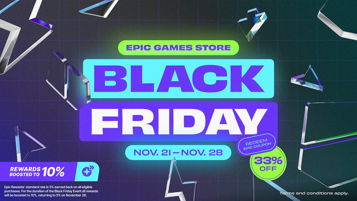 La boutique Epic Games invite au Black Friday - les joueurs bénéficient de remises importantes, d'une augmentation du cashback et d'un programme de bonus spécial. La boutique Epic Games invite au Black Friday - les joueurs bénéficient de remises importantes, d'une augmentation du cashback et d'un programme de bonus spécial.
