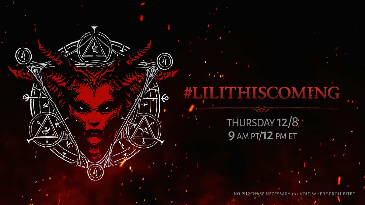 Lilith arrive demain ! Diablo IV est officiellement confirmé pour être présenté aux Game Awards 2022. Lilith arrive demain ! Diablo IV est officiellement confirmé pour être présenté aux Game Awards 2022.