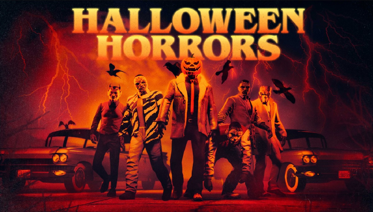 GTA Online organise un événement dédié à Halloween : de nombreuses activités festives, des objets cosmétiques, des voitures et même le fantôme d'un des personnages de Grand Theft Auto IV ont fait leur apparition dans le jeu. GTA Online organise un événement dédié à Halloween : de nombreuses activités festives, des objets cosmétiques, des voitures et même le fantôme d'un des personnages de Grand Theft Auto IV ont fait leur apparition dans le jeu.