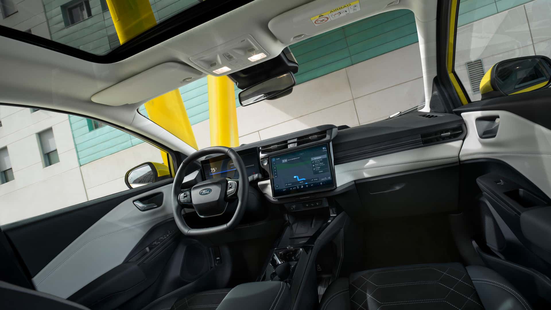 Ford Puma Gen-E en atmosphère neutre. Ford Puma Gen-E en atmosphère neutre.