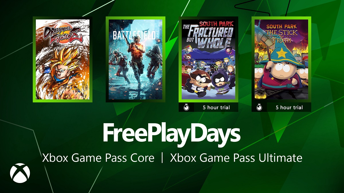 Un jeu de tir en ligne, un jeu de combat et deux jeux South Park : l'écosystème Xbox a lancé un week-end gratuit. Un jeu de tir en ligne, un jeu de combat et deux jeux South Park : l'écosystème Xbox a lancé un week-end gratuit.