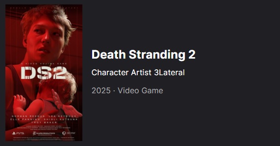 Death Stranding 2 sortira en 2025 - c'est ce que dit la page d'un des artistes du projet-2 Death Stranding 2 sortira en 2025 - c'est ce que dit la page d'un des artistes du projet-2