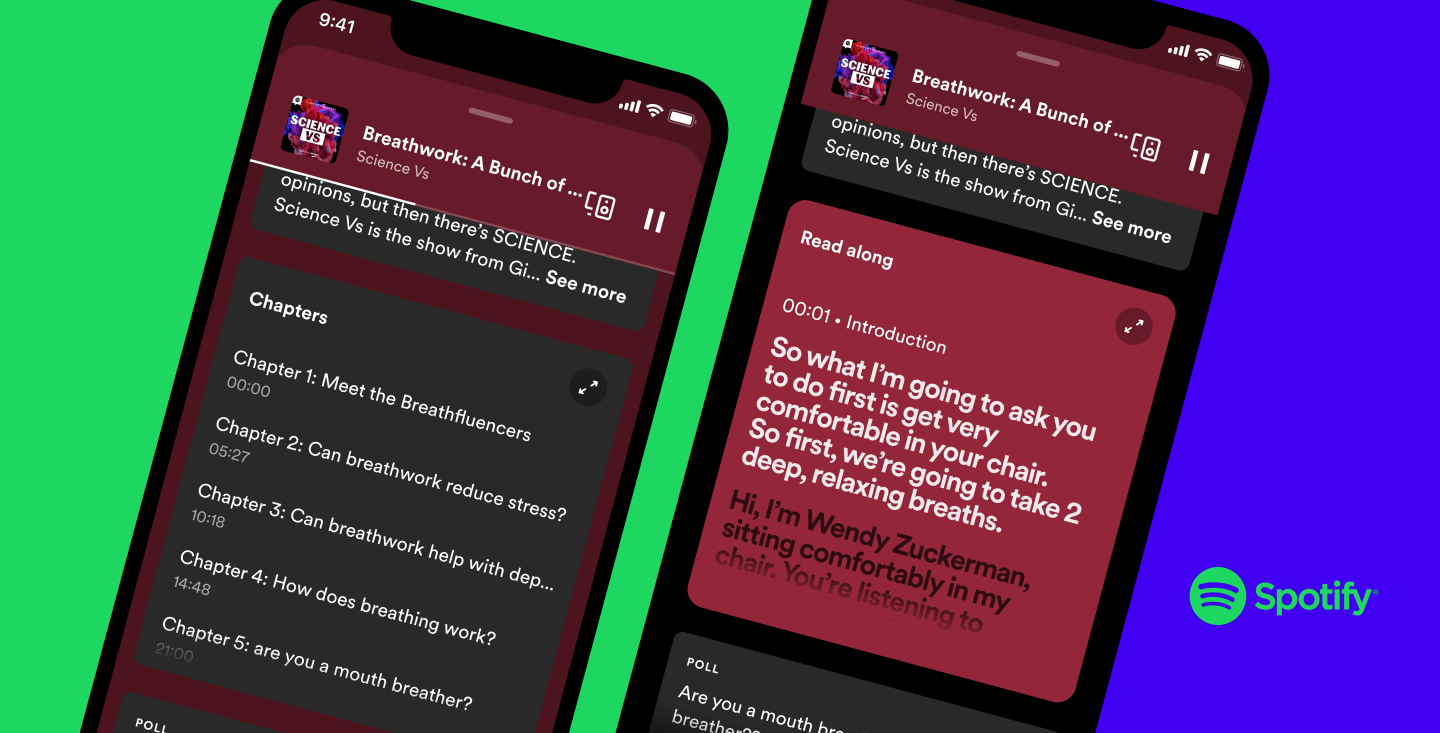 Spotify a commencé à ajouter des transcriptions auto-générées aux podcasts Spotify a commencé à ajouter des transcriptions auto-générées aux podcasts