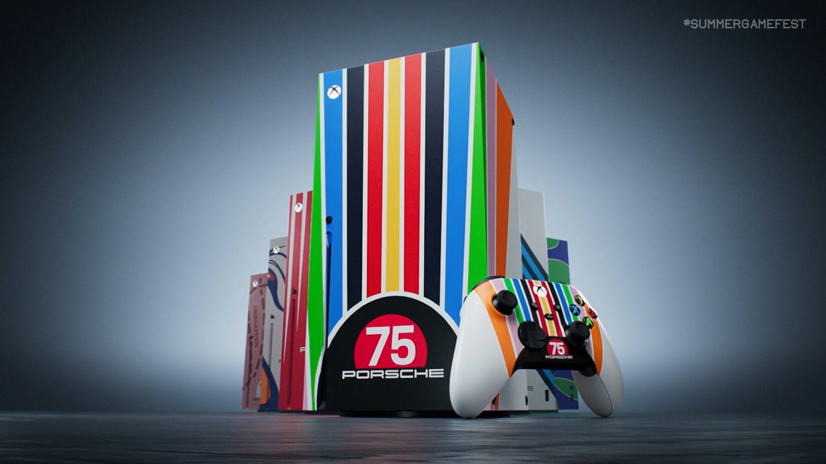 Tentez votre chance ! Microsoft a lancé un tirage au sort pour gagner des consoles Xbox Series X uniques en leur genre, arborant le design des voitures de course Porsche. Tentez votre chance ! Microsoft a lancé un tirage au sort pour gagner des consoles Xbox Series X uniques en leur genre, arborant le design des voitures de course Porsche.