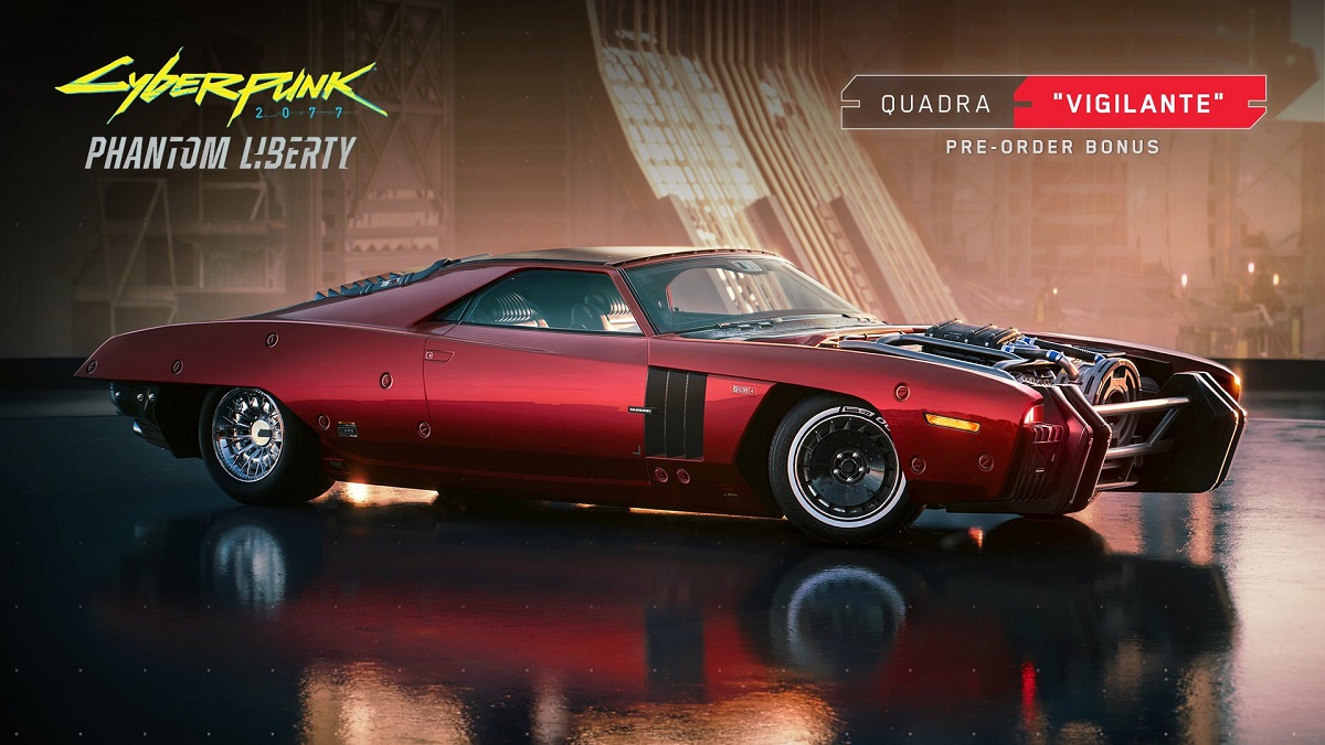 Pour toute précommande de l'extension Phantom Liberty de Cyberpunk 2077, les joueurs recevront un bonus intéressant : le Quadra Sport R-7. Pour toute précommande de l'extension Phantom Liberty de Cyberpunk 2077, les joueurs recevront un bonus intéressant : le Quadra Sport R-7.