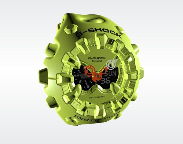 G-Shock GA-V01 en couleur vert lime G-Shock GA-V01 en couleur vert lime