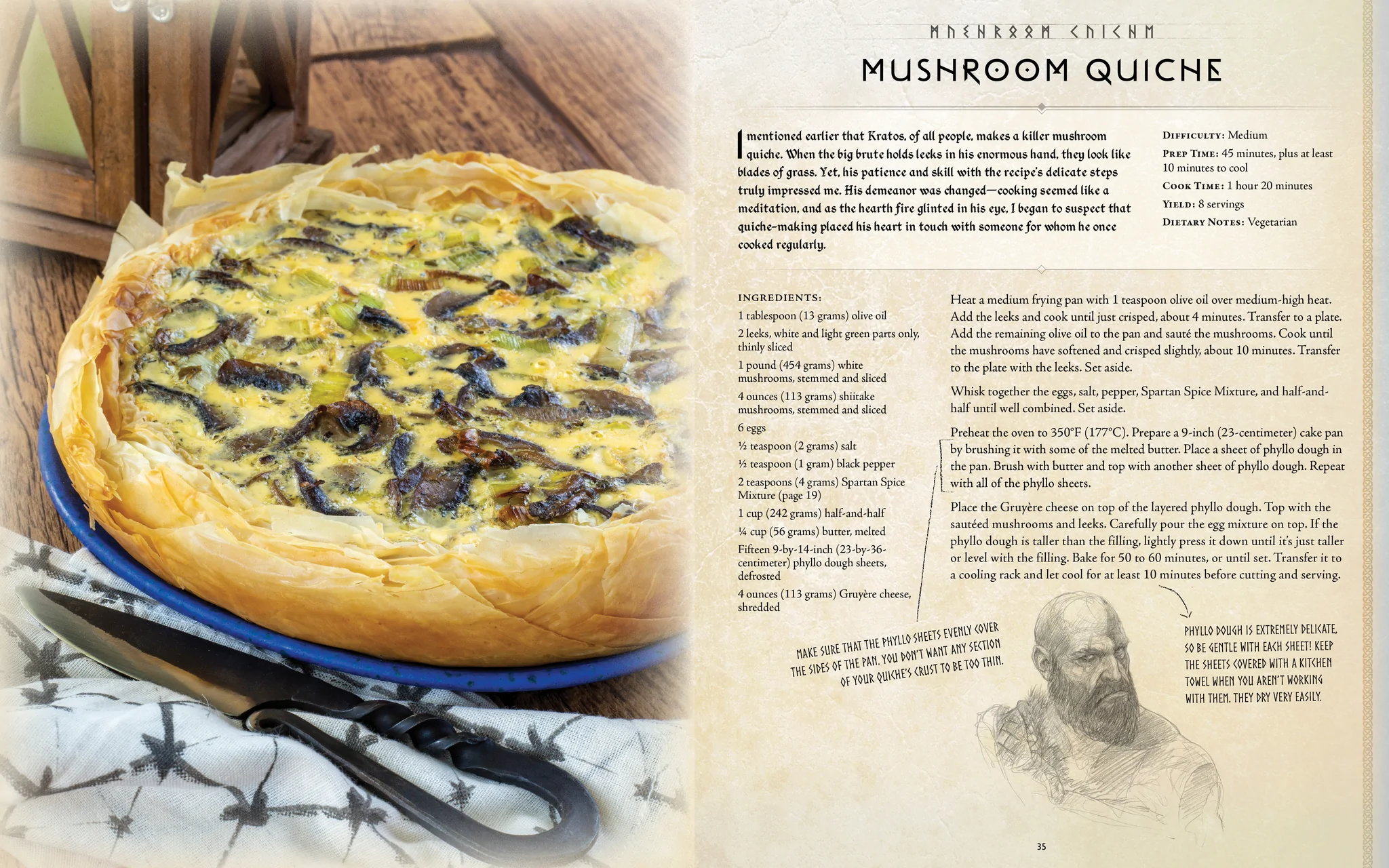 Côtelette à la scandinave : Les éditions Insight présentent le livre de cuisine God of War Ragnarok-2 Côtelette à la scandinave : Les éditions Insight présentent le livre de cuisine God of War Ragnarok-2