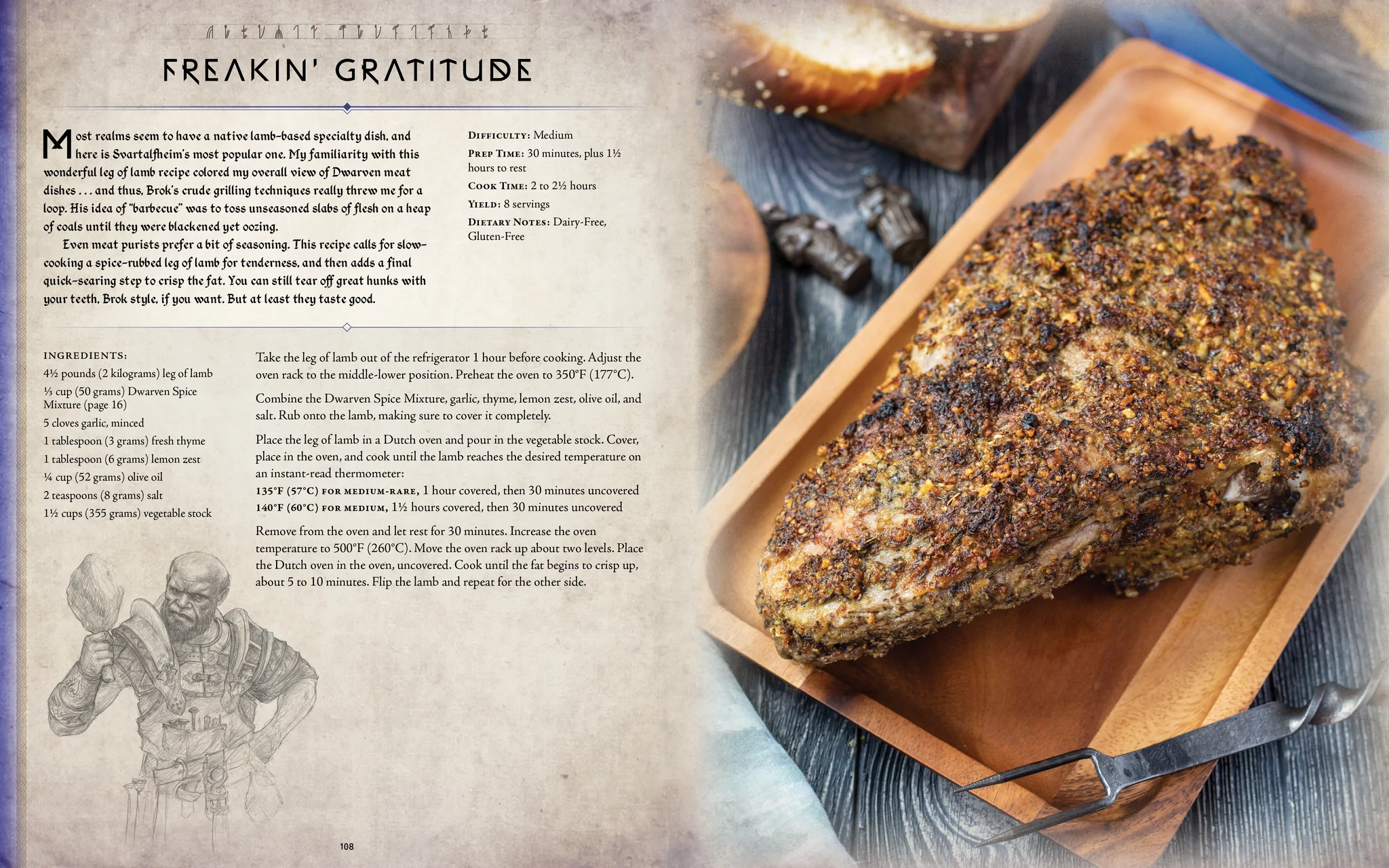 Côtelette à la scandinave : Les éditions Insight présentent le livre de cuisine God of War Ragnarok-5 Côtelette à la scandinave : Les éditions Insight présentent le livre de cuisine God of War Ragnarok-5