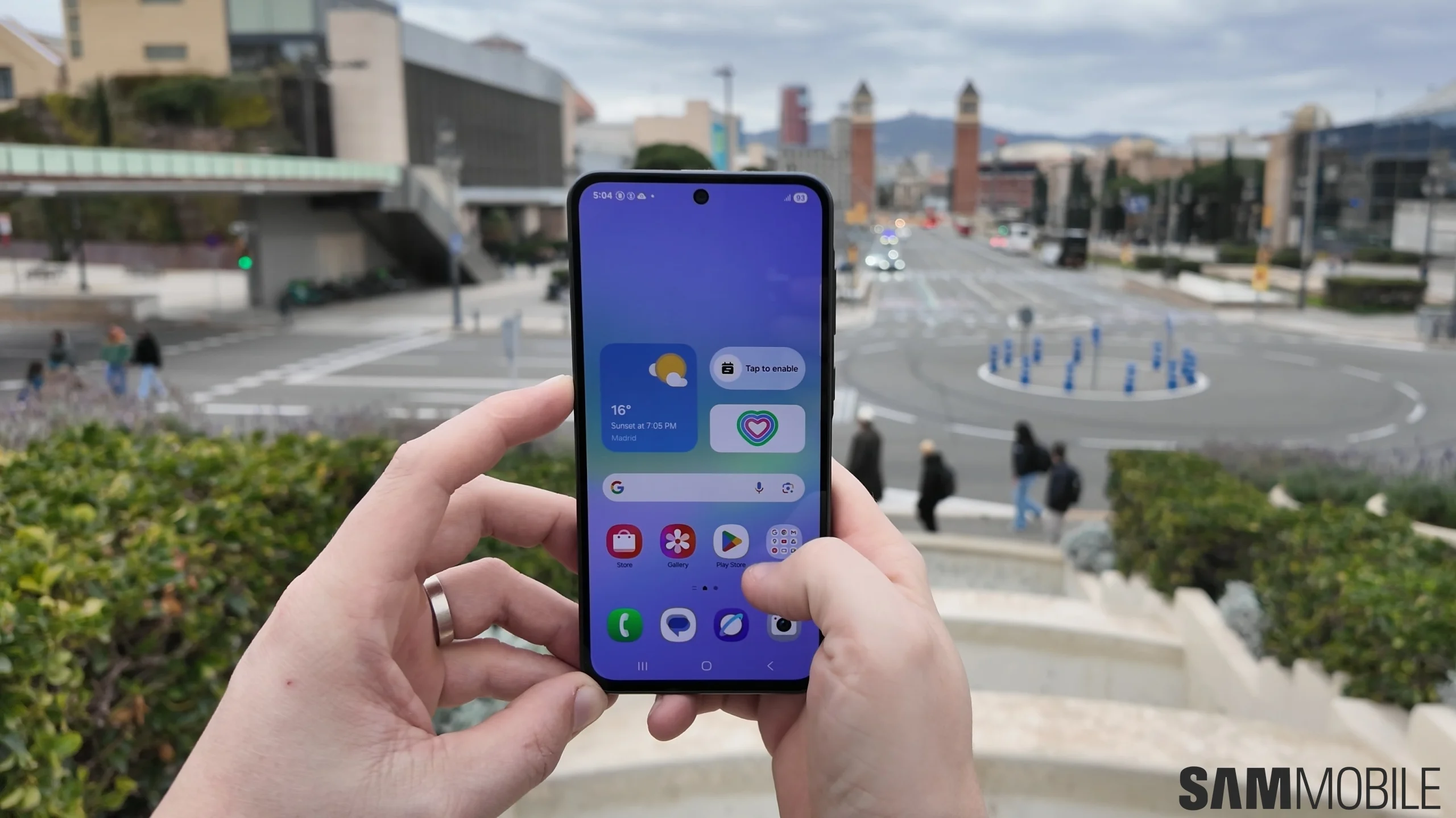 Écran d'accueil du Galaxy A36 Écran d'accueil du Galaxy A36