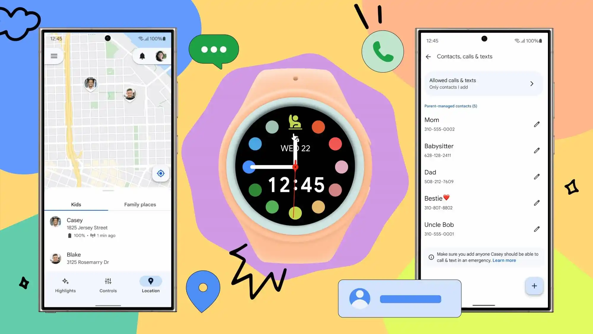 Galaxy Watch pour enfants Family Link 3 Galaxy Watch pour enfants Family Link 3