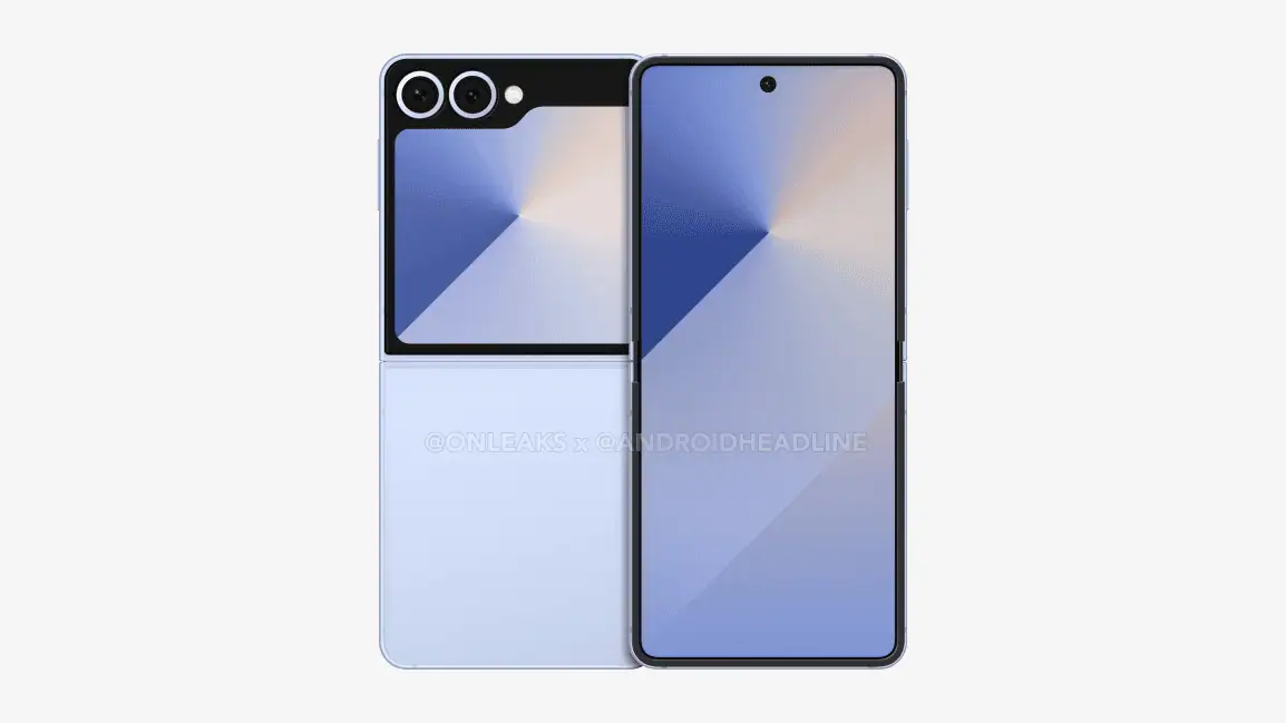 Samsung Galaxy Flip7 CAD rendering 1 Samsung Galaxy Flip7 CAD rendering 1