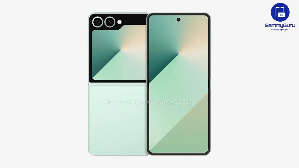 Galaxy Flip 7 FE rendering Galaxy Flip 7 FE rendering