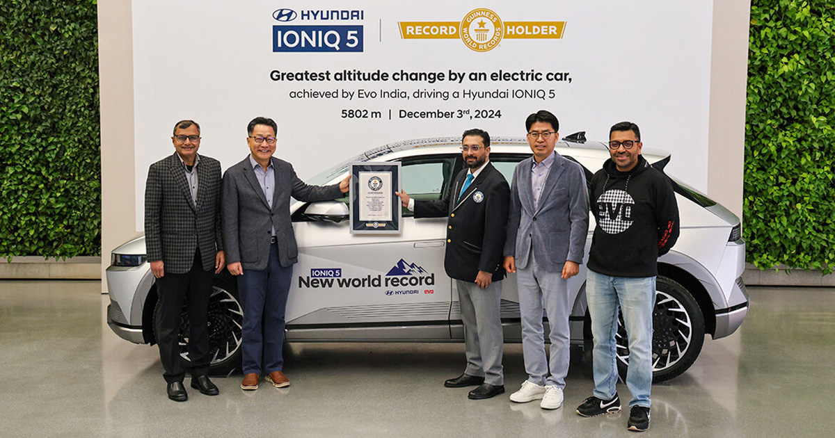 Hyundai IONIQ 5 entre dans le Livre Guinness des records