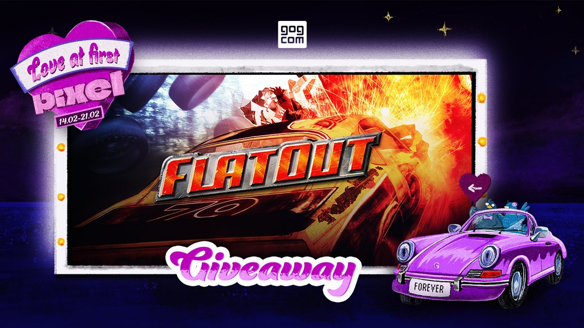 Avec l'amour de GOG : la boutique a lancé un cadeau pour le jeu de course culte FlatOut. Avec l'amour de GOG : la boutique a lancé un cadeau pour le jeu de course culte FlatOut.