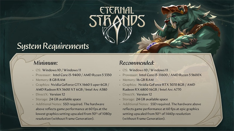 Illustration pour le jeu Eternal Strands