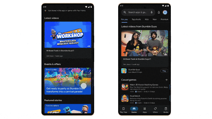Google intègre l'intelligence artificielle dans le Play Store pour les jeux-2 Google intègre l'intelligence artificielle dans le Play Store pour les jeux-2