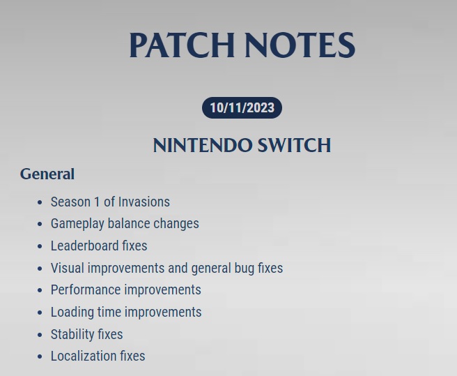 Les développeurs de Mortal Kombat 1 ont publié une mise à jour majeure de la version Nintendo Switch du jeu de combat, avec des graphismes et des performances de jeu améliorés-2 Les développeurs de Mortal Kombat 1 ont publié une mise à jour majeure de la version Nintendo Switch du jeu de combat, avec des graphismes et des performances de jeu améliorés-2