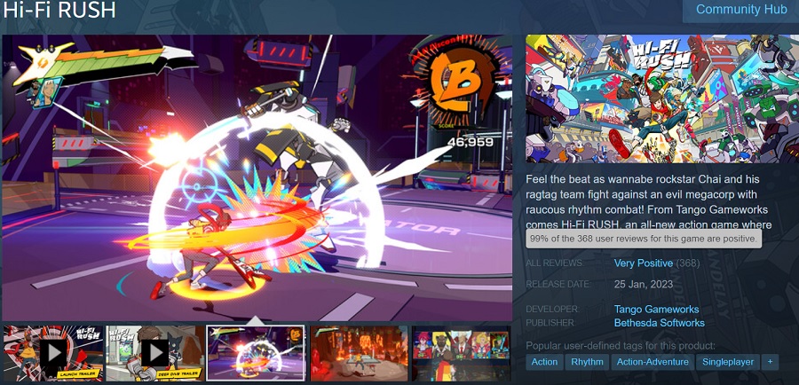 Le jeu d'action rythmique Hi-Fi Rush reçoit des critiques élogieuses ! Les joueurs sont satisfaits de la sortie surprise de Tango Gameworks.-2 Le jeu d'action rythmique Hi-Fi Rush reçoit des critiques élogieuses ! Les joueurs sont satisfaits de la sortie surprise de Tango Gameworks.-2