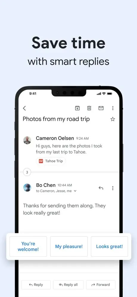 Ancien design Gmail pour iOS Ancien design Gmail pour iOS