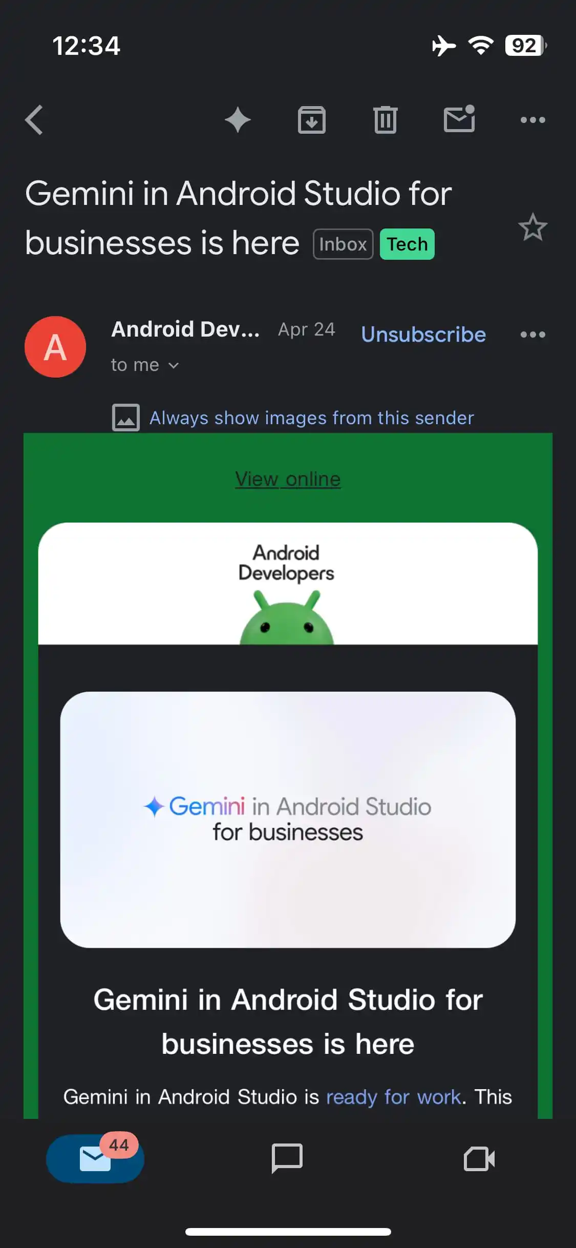 Nouveau look de Gmail pour iPhone Nouveau look de Gmail pour iPhone